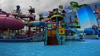 All Water Slides For Beginners At Columbia Pictures Aquaverse Pattaya Thailand