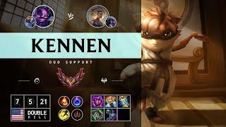 Kennen Support vs Rell - NA Grandmaster Patch 14.13