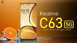 Realme C63 5G Price Official Look Design Specifications 8GB RAM Camera Features  #realmec63