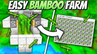 Automatic Bamboo Farm - Minecraft 1.20+ Tutorial