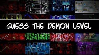 Geometry Dash Demon Quiz Guess The Demon Level