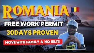 Romania Free Work Visa 2024 EASIEST & FASTEST WAYS TO MOVE TO ROMANIA  School Admission In Romania