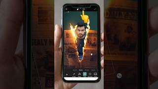 Picsart Paper Fire  Night Photo Editing  by Short video #youtubeshorts #royalafsareditz