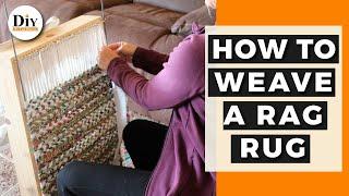 How To Weave a Rag Rug Using Scrap Fabric  How To Make a Rag Rug