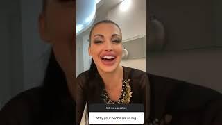 Aletta Ocean answering questions for fans