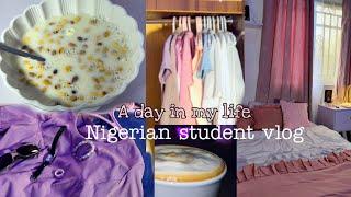 Day in my Life  Living as a Nigerian student  Chill and Aesthetic Vlog 