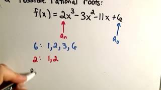 Rational Roots Test  Theorem