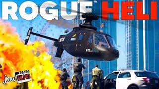 ROGUE AI HELICOPTER BOMBS COPS   PGN # 294  GTA 5 Roleplay