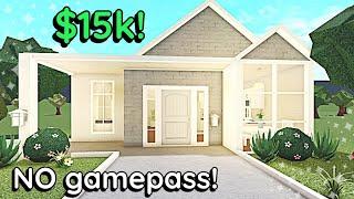 Easy 15k Bloxburg *NO GAME PASS* House Build Tutorial WITH VOICE