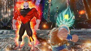 Jump Force - Jiren vs Super Saiyan Blue Goku Gameplay MODS