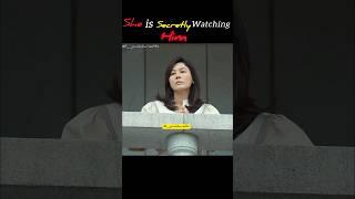 She is Secretly Watching HIM  #redswan #kdrama #koreandrama #korean #korea #shorts