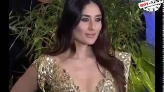 Kareena Hot in golden saree 2020  Sonam kapoor hot marriage  wedding sari in party