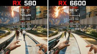 RX 580 vs RX 6600 - Test in 8 games at 1080p