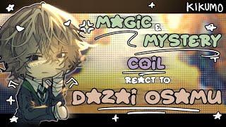 MAGIC and MYSTERY react to DAZAI OSAMU  HP x BSD  Bungo Stray Dogs  Harry Potter  22