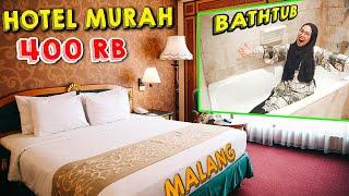 REVIEW HOTEL TERMURAH DI KOTA MALANG ADA BATHTUB CUMA 400 RIBU  DEKAT STASIUN MALANG