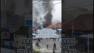 Video warga merekam kebakaran yang terjadi di wilayah Jalan Singaparna pada Kamis 28 Maret 2024.