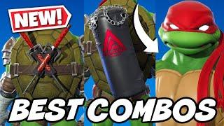 BEST COMBOS FOR *NEW* RAPHAEL SKIN TEENAGE MUTANT NINJA TURTLES - Fortnite