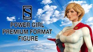 Unboxing Sideshow Collectibles Power Girl Premium Format Figure