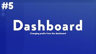 HOW TO CHANGE PREFIX FROM THE DASHBOARD  DISCORD.JS V13  #5