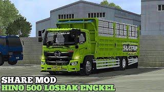 SHARE MOD HINO 500 LOSBAK ENGKEL  MOD BUSSID TERBARU