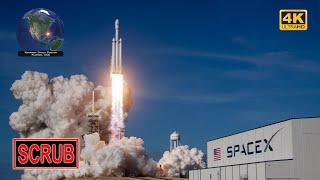 SCRUB SpaceX aborts Falcon Heavy ViaSat 3 Americas launch