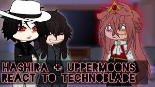 Hashira + Uppermoons react to the DSMP {1?} {TechnoBlade} discontinued