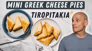 Mini Greek Cheese Pies Tiropitakia