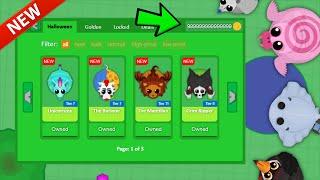 MOPE.IO BUYING ALL THE NEW RARE HALLOWEEN SKINS Mope.io Update