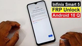 Infinix Smart 5  X657  Frp Bypass  Infinix Smart 5 Google Account Lock Android 10 Q Without PC 