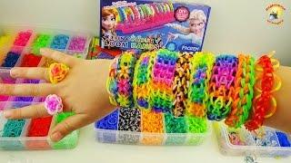 Наборы Loom Bands для плетения из резинок обзор и распаковка