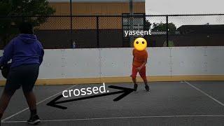 so irl basketball 1v1 against my friend.. face reveal?