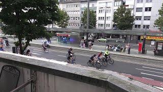 Fahrraddemo am Bonner Bertha-von-Suttner-Platz am 30.08.24