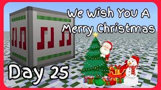 Minecraft Christmas Note Block Tutorial - We Wish You A Merry Christmas