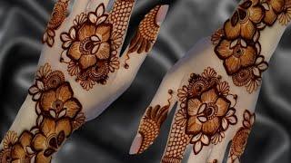 New stylish Floral Mehndi Designs Eid Special ll Easy Latest Mehndi Designs For Back Hand ll Mehndi