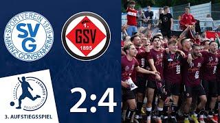 Göppingen macht den Aufstieg klar  SV Gonsenheim - 1. Göppinger SV  3. Aufstiegsspiel RLSW