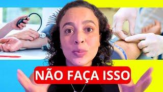 Coisas que você NÃO DEVE FAZER  durante o seu Curso Técnico de Enfermagem