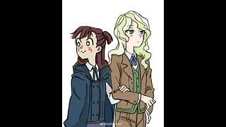 Diakko edit # 16 Little Witch AcademiaYuri Diana X Akko