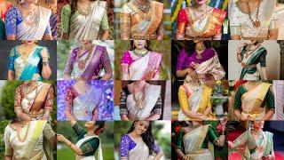 Stunning White Pattu Saree Blouse Designs for 2024  Latest Trends & Styles