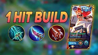 JAWHEAD BEST BUILD FOR EXP LANE  MOBILE LEGENDS JAWHEAD GAMEPLAY 2024