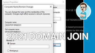 Joining a Windows 10 Computer to a Domain 2021 Edition