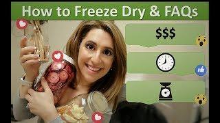 How to freeze dry food at home 2018  Freeze dryer questions