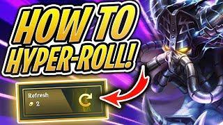 How to GET EASY WINS in TFT Hyper-Rolling Strategy  Teamfight Tactics  LoL Auto Chess