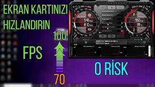 Ekran Kartı Hız Aşırtma 0 Risk Overclock ve MSI Afterburner Kullanımı