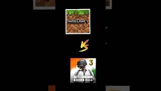 Minecraft vs pubg mobile #shorts #minecraft #pubg #viral #youtubeshorts