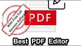 Edit PDF with PC  Free PDF editing software with installation process