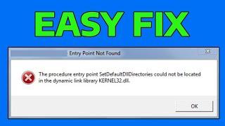 How To Fix Entry Point Not Found KERNEL32.dll Error in Windows