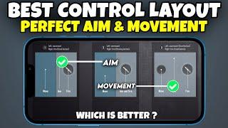 1st vs 3rd Control Layout Settings  Joystick Stuck Problem  Best control Layout BGMI  PUBG Mobile