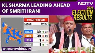 UP Election Results 2024  Samajwadi And INDIA Numbers Improve In Uttar Pradesh