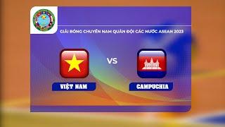 TRỰC TIẾP  VIỆT NAM vs CAMPUCHIA - Giải bóng chuyền nam Quân đội các nước ASEAN  Quán thể thao