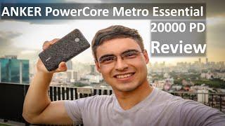 BEST Power Bank for TRAVELING? REVIEW Anker PowerCore Metro Essential 20000 PD